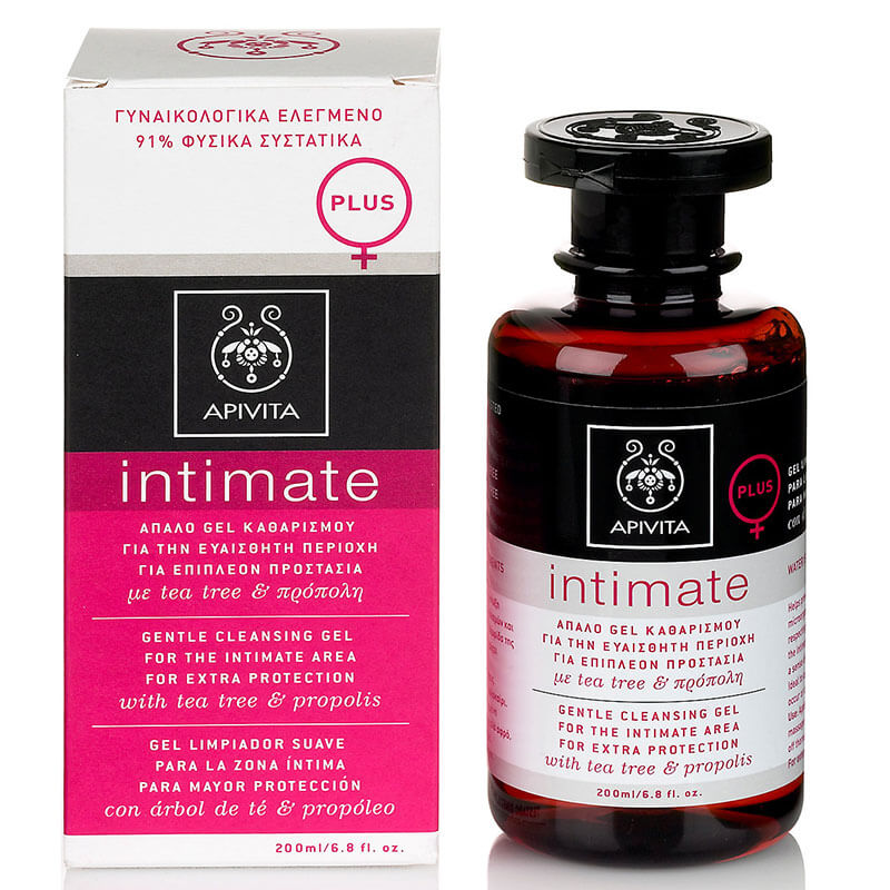 Apivita gel intimate area tea tree-prop 200ml -healthspot overespa