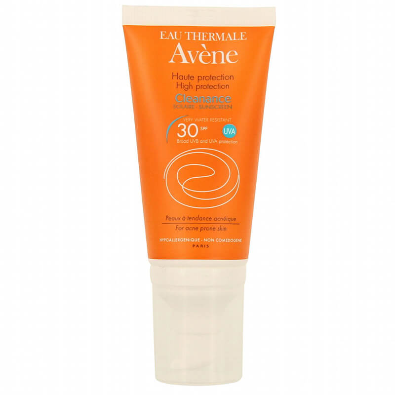 Avene Cleanance Solaire Αντιηλιακό προσώπου με δείκτη προστασίας Spf 30 Healthspot Overespa