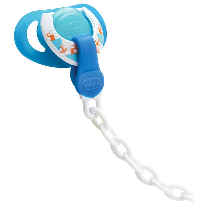 Chicco Κλιπ πιπίλας με αλυσίδα σιελ Αξεσουάρ μωρού Healthspot Overespa
