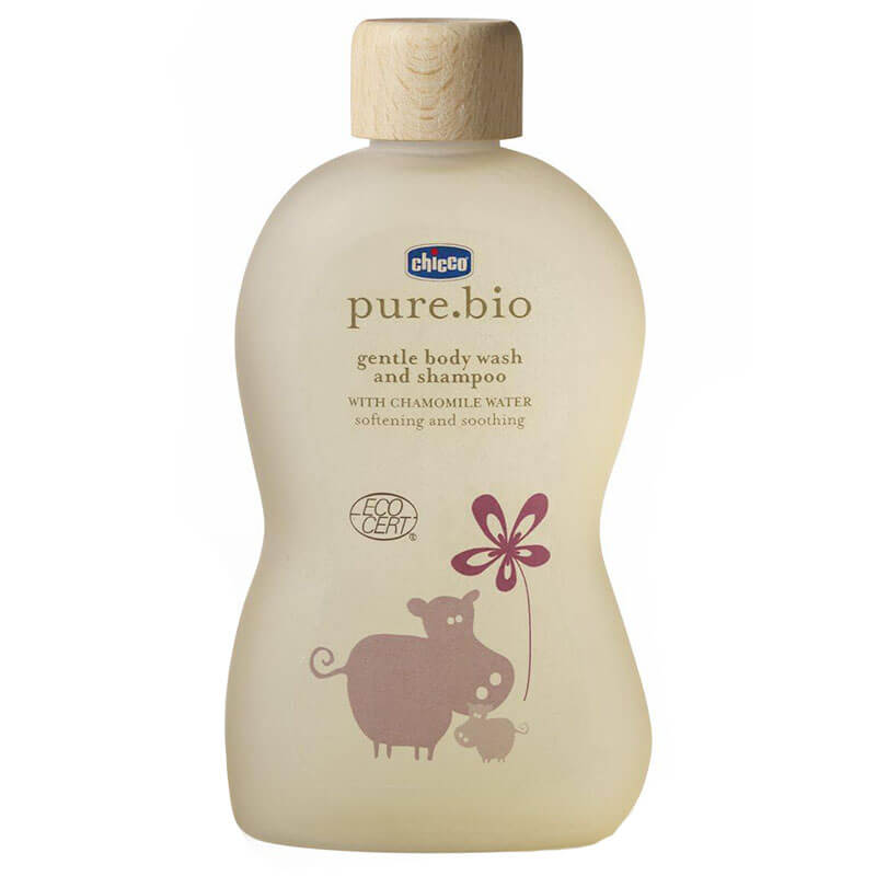 Chicco Pure Bio Απαλό βιολογικό αφρόλουτρο-σαμπουάν Healthspot Overespa