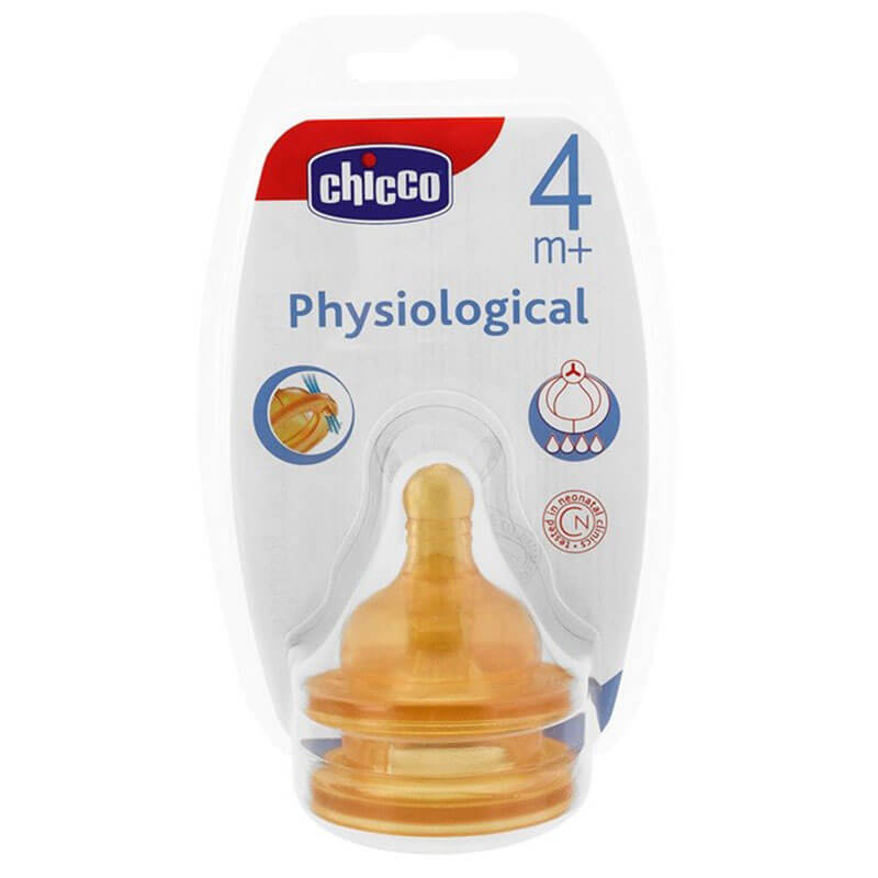 Chicco Θηλή φαγητού καουτσούκ Σε συσκευασία 2τμχ Healthspot Overespa