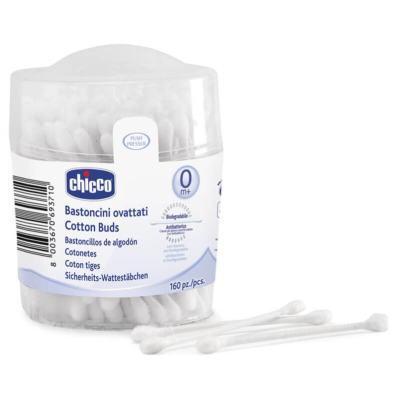 Chicco Ωτοκαθαριστές απλοί 160τμχ Healthspot Overespa