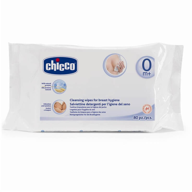Chicco Μαντηλάκια στήθους Σε συσκευασία 20τμχ Healthspot Overespa