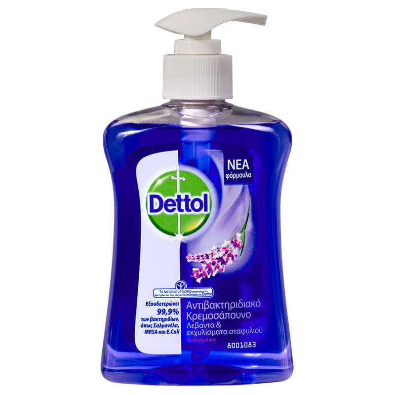 Dettol κρεμοσάπουνο χαλαρωτικό 250ml Εμπλουτισμένο με ενεργά συστατικά που προσφέρουν καλύτερη ενυδάτωση στο δέρμα -healthspot overespa