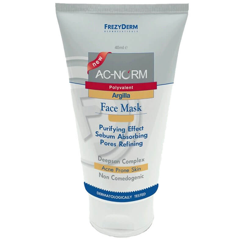 Frezyderm Face Mask Μάσκα περιποίησης για λιπαρές επιδερμίδες και με έκκριση σμήγματος 40ml Healthspot Overespa