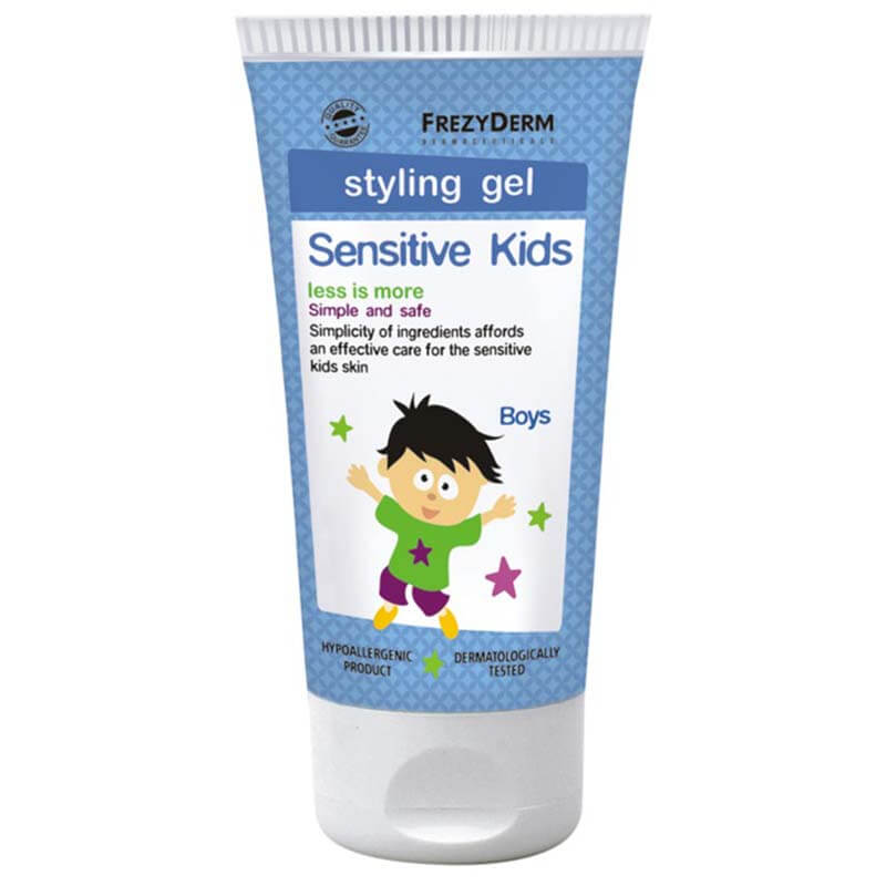 Frezyderm Kids Hair Styling Απαλό gel Sensi  για δυνατό κράτημα 100 Ml Healthspot Overespa
