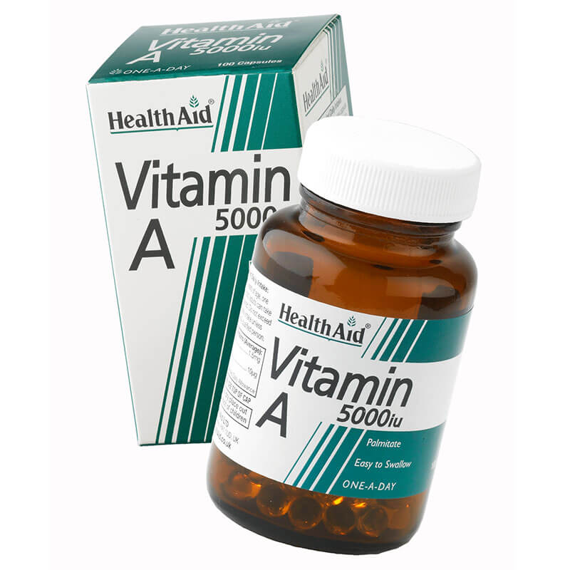 Health aid vit a 5000iu 100caps - healthspot overespa
