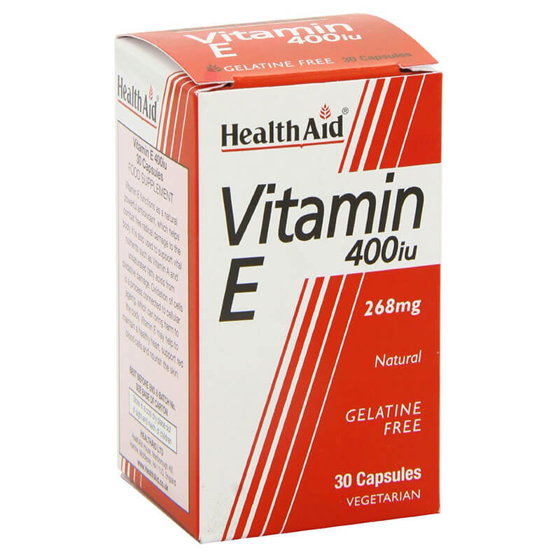 Health aid vit e 600 iu 30 vegan softgels - healthspot overespa