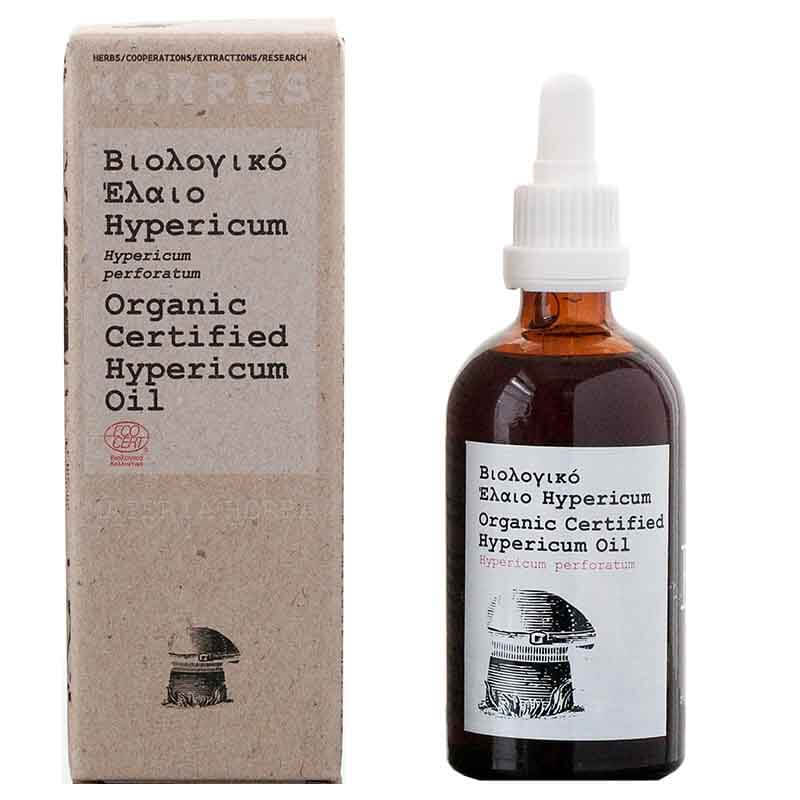korres Hypericum Καταπραϋντικό βιολογικό έλαιο Healthspot Overespa