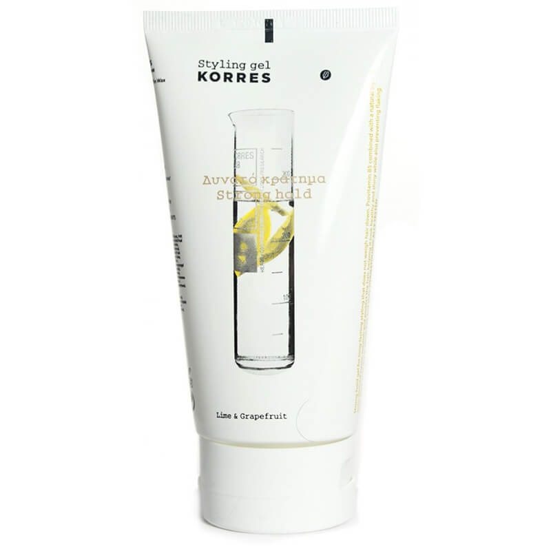 Korres Styling Gel Lime 150ml Ζελέ φορμαρίσματος για δυνατό κράτημα μεγάλης διάρκειας 150mL Healthspot Overespa