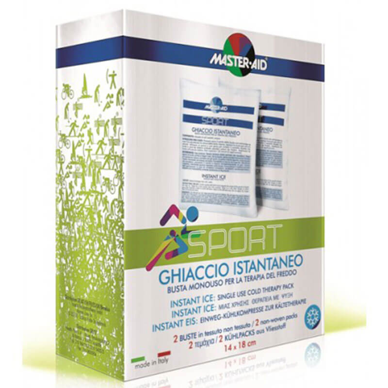 Master aid Sport instant ice Συνιστάται για μώλωπες, διαστρέμματα, θλάσεις -healthspot overespa