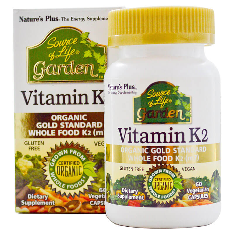 Nature`s plus garden vit k2 120mcg vcaps 60 -healthspot overespa