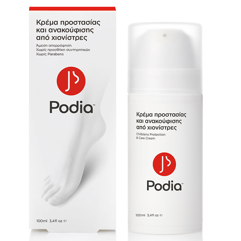 Podia Κρέμα Προστασίας & Ανακούφισης Από Χιονίστρες 100ml - healthspot overespa