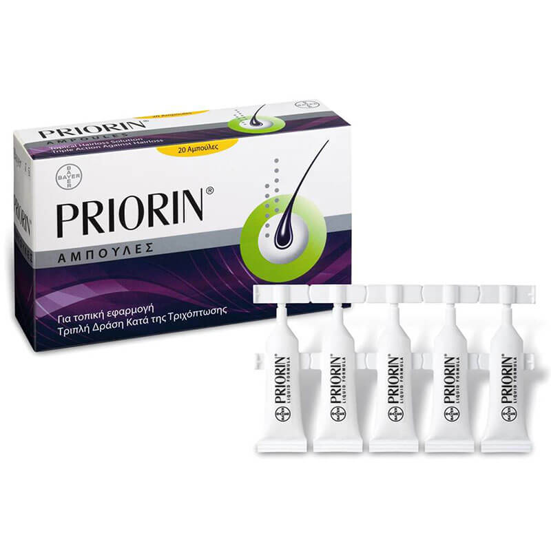 Priorin - Αμπούλες με τριπλή δράση για τη τριχόπτωση -healthspot overespa