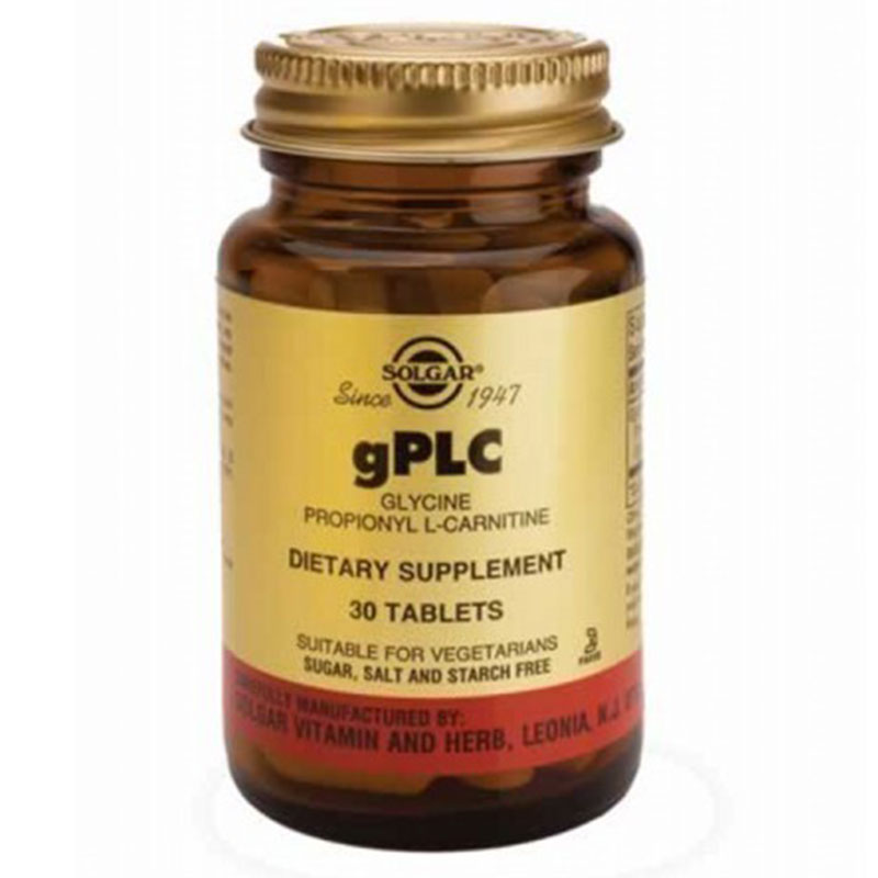 Solgar Glycine Propionyl LCarnitine tabs 30s Ενίσχυση καρδιοαγγειακής λειτουργίας -healthspot overespa