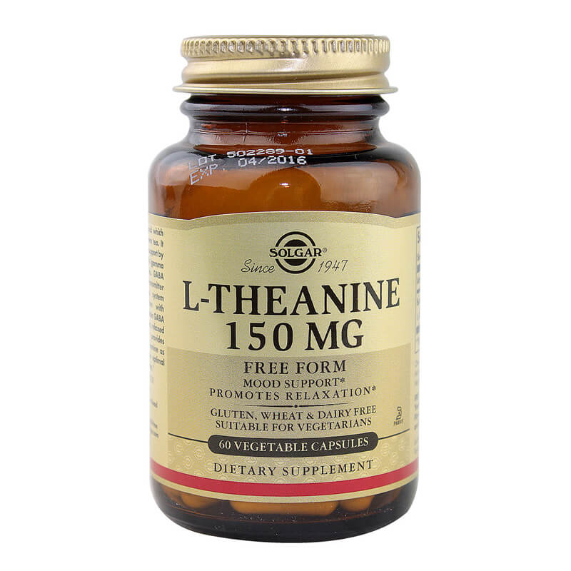 Solgar L-theanine 150mg Caps 30s Συμπλήρωμα διατροφής κατά της ανησυχίας. Caps 30s Healthspot Overespa