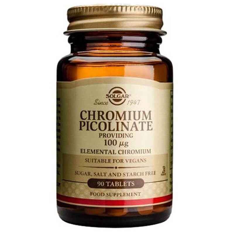 Solgar chromium picolinate 100 mcg -healthspot overespa