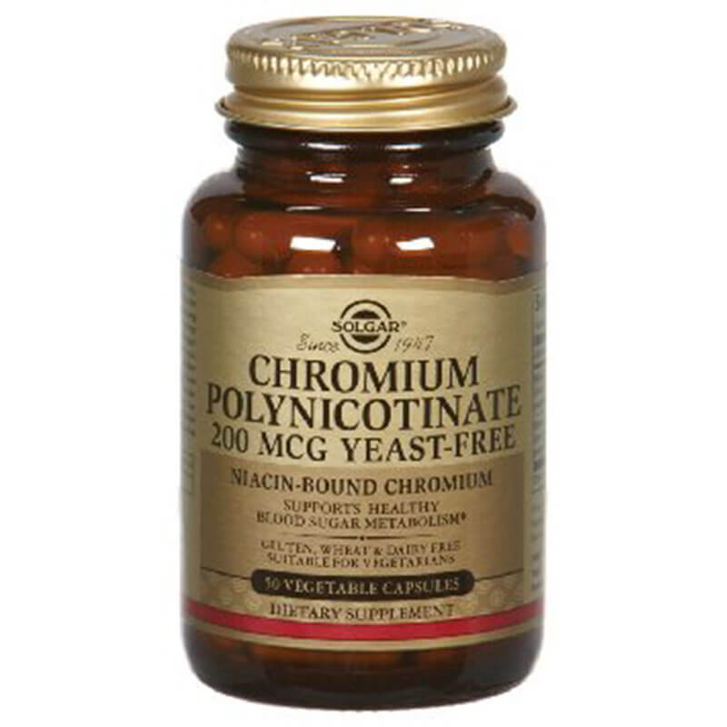 Solgar chromium polynicotinate 200mcg- healthspot overespa