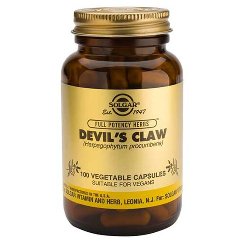 Solgar devil’s claw 520mg vegicaps 100s -healthspot overespa