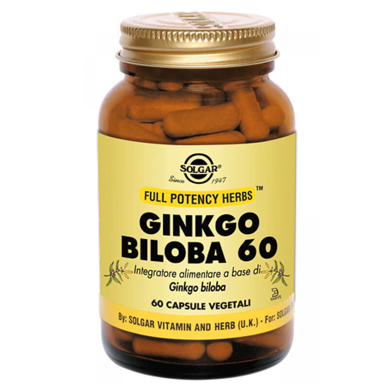 Solgar ginkgo biloba vegicaps 60s -healthspot overespa