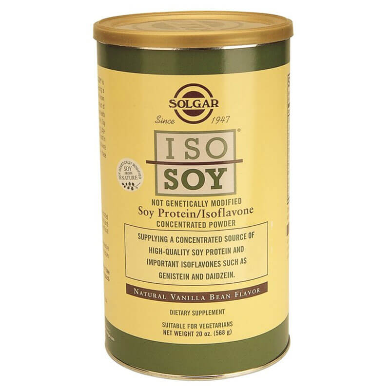 Solgar iso soy 568gr vanilla bean flavor -healthspot overespa