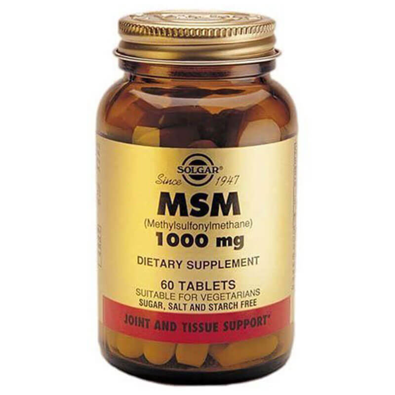 Solgar msm 1000mg tabs 60s -healthspot overespa