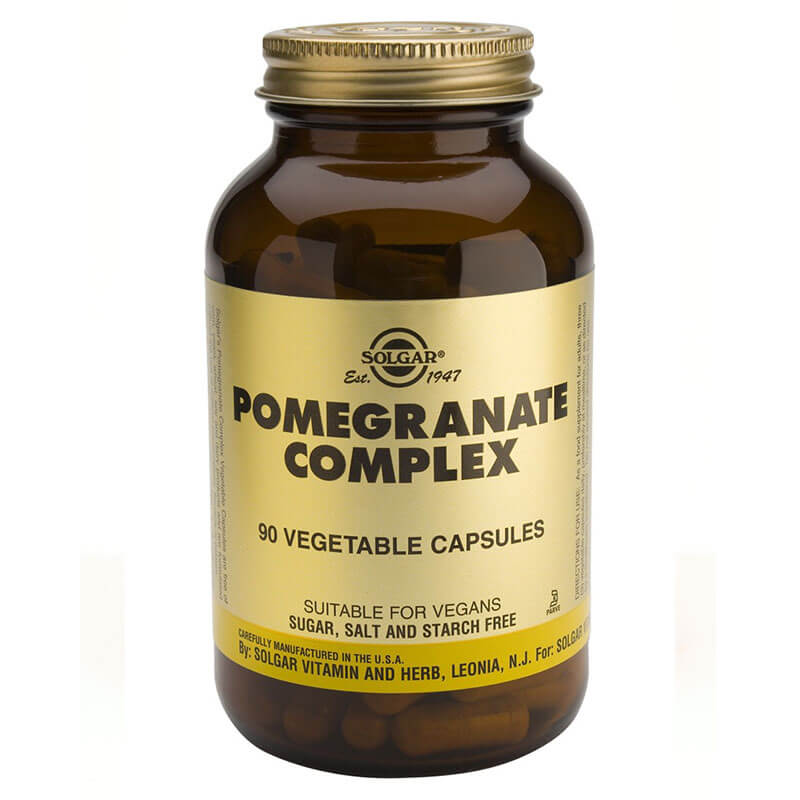 Solgar pomegranate complex vegicaps 90s- healthspot overespa