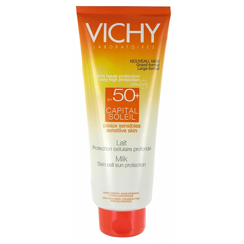 Vichy Capital soleil Hydra Lait Γαλάκτωμα πολύ υψηλής προστασίας, Ip50, 300ml Healthspot Overespa