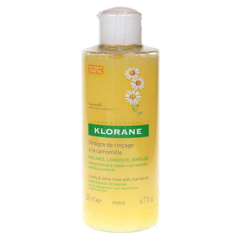 Klorane Camomille Vinaigre Διάλυμα ξυδιού με εκχύλισμα χαμομηλιού για ξανθές ανταύγιες 200ml Healthspot Overespa