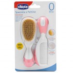 Chicco Βούρτσα Χτένα Με φαρδύ χερούλι για σίγουρο και ασφαλές κράτημα Healthspot Overespa