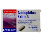 Lamberts Acidophilus Extra 4 Συμπληρώματα διατροφής, 30tabs Healthspot Overespa