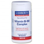 Lamberts B-100 Complex Σύμπλεγμα βιταμινών, 60tabs Healthspot Overespa