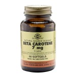 Solgar Beta Carotene 7 Mg Αντιοξειδωτικές κάψουλες Softgels 60s Healthspot Overespa