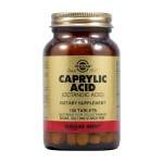 Solgar Caprylic Acid Αντιμυκητισιακή δράση Tabs 100s Healthspot Overespa