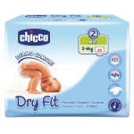 Chicco πάνες dry fit μίνι no2 (25 τεμάχια) 3-6kg - healthspot overespa