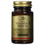 solgar Vit A 5000 iu 100 tabs Βιταμίνη Α σε κάψουλες -healthspot overespa