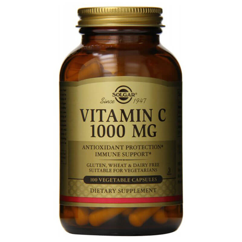 solgar C 1000mg 100caps Κάψουλες με βιταμίνη C σε 1000 mg -healthspot overespa